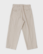 Double Pleated Trousers Beige