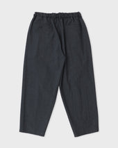 Double Pleated Wide Easy Pants Gray