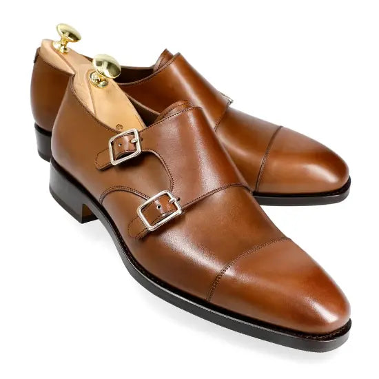 Double Monk Strap Shoes 10003 Rain