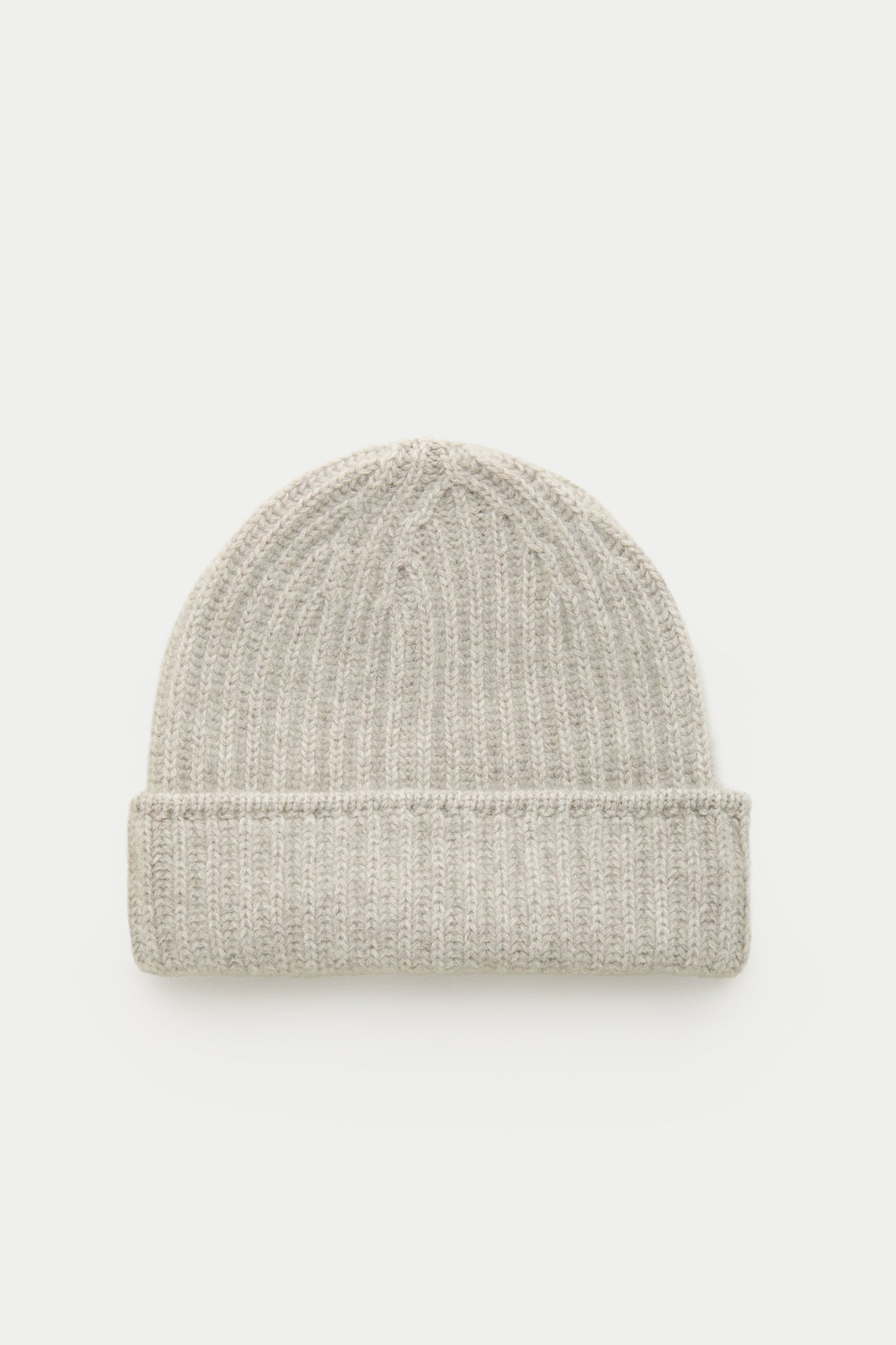 Wide Cuff Cashmere Beanie
