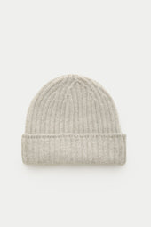 Wide Cuff Cashmere Beanie Dove