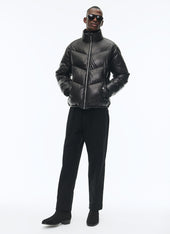 Lambskin Leather Down Jacket