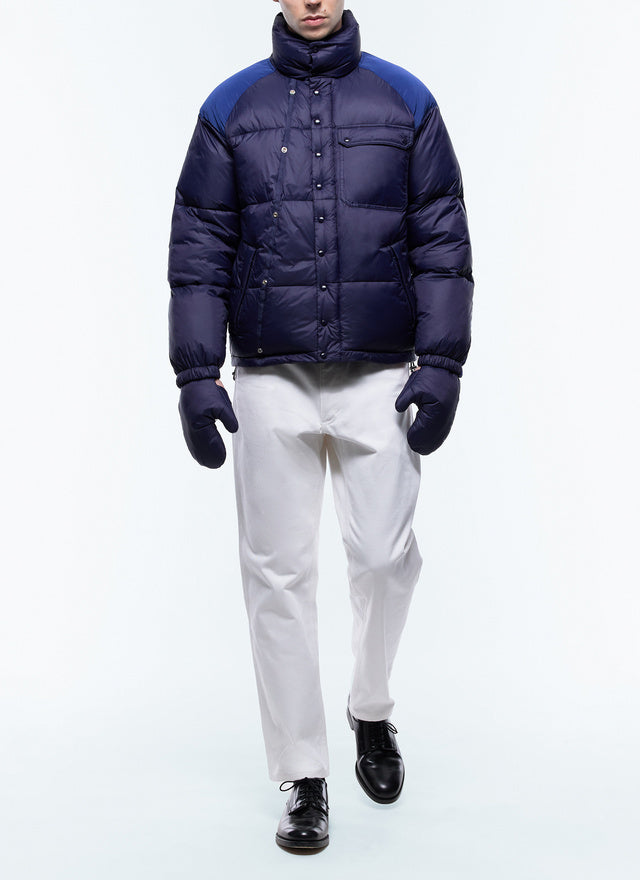 Down Jacket With Removable Mittens