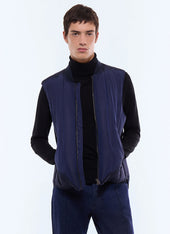 Quilted water-repellent down jacket