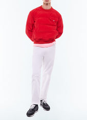 Waterproof down sweatshirt jacket