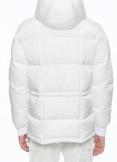 Water Repellent Down Jacket With Hood
