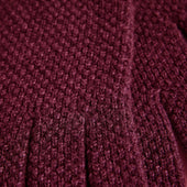 Drama Moss Stitch Pure Cashmere Gloves