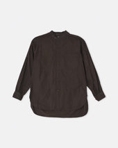 DRESS BAND SHIRT, MUD-DYE
