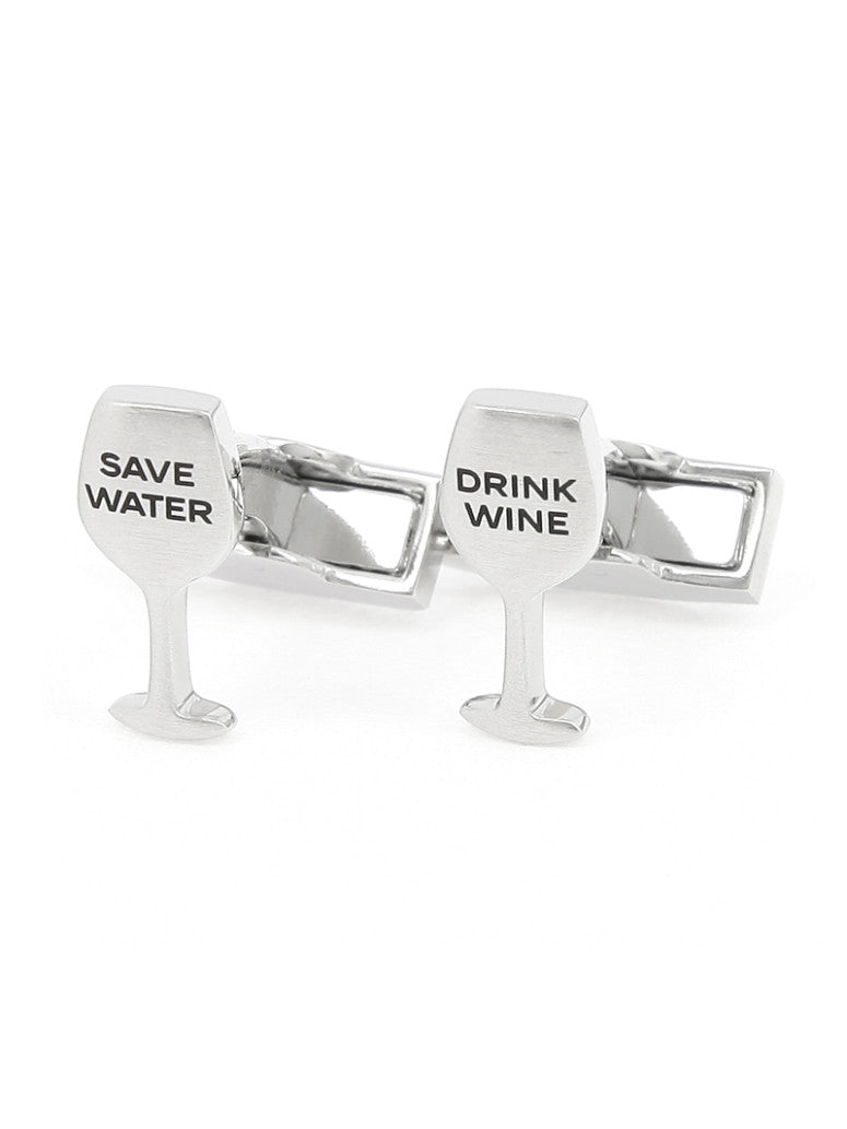 Drink Save Water Cufflinks