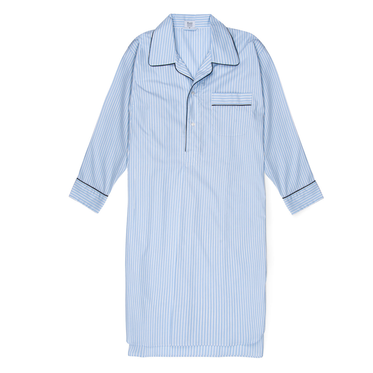 Exclusive Budd Stripe Cotton Nightshirt In