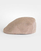 Dunn Chino Stripe Cotton Linen Roma Cap