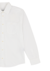 Filey Poplin Shirt in White