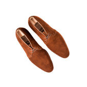 Chukka Boots In Auborn Hunting Suede Calf Leather