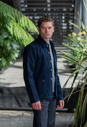 E17 Double Indigo 14.5oz Japanese Mens Chore Jacket