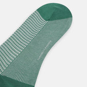 Houndstooth Mid Length Socks