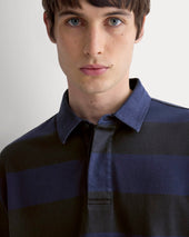 Vintage Rugby Polo | Navy / Black