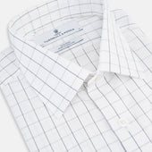 Blue Hairline Multi Stripe Mayfair Shirt