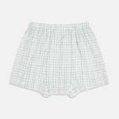 Green Grid Check Godfrey Boxer Shorts