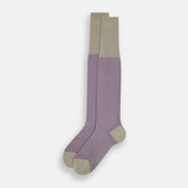 Concrete Houndstooth Long Socks