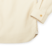 Moleskin Quarter Zip Shirt - Khaki