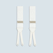 White Adjustable Formal Braces