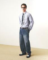 Cinch Back Curved Pants Vintage