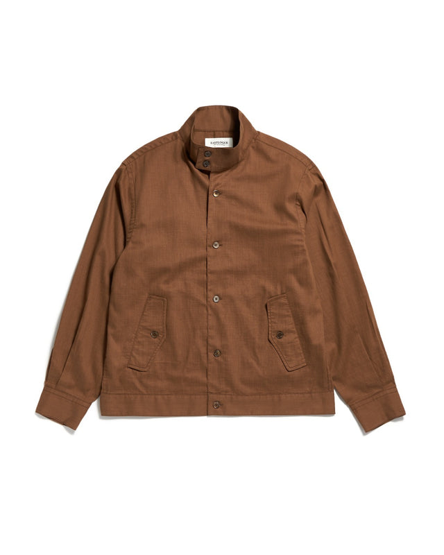 LIGHT WEATHER HARRINGTON JACKET / BROWN