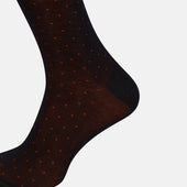 Red Polka Dot Mid Length Socks