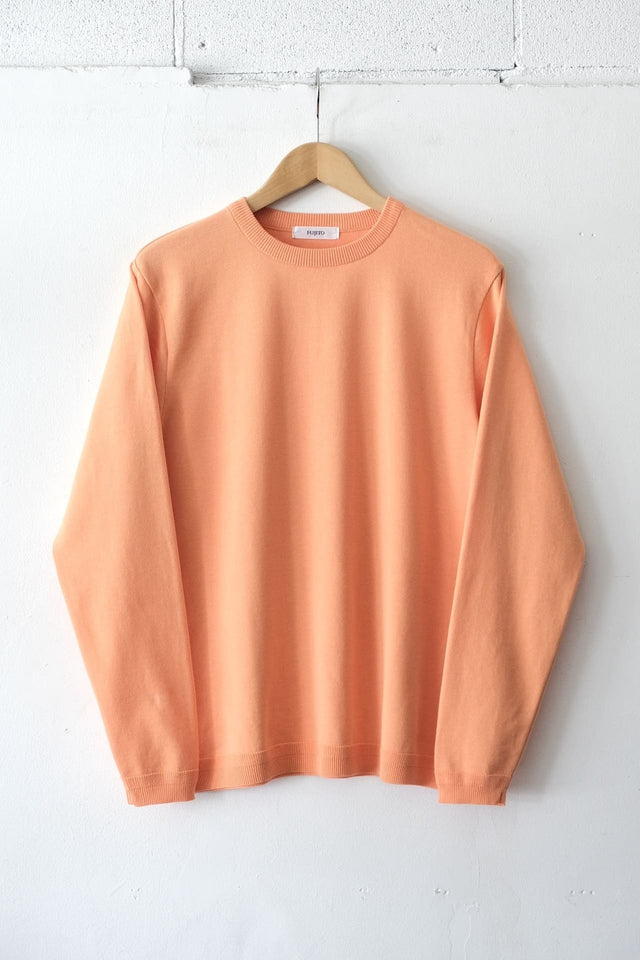 FUJITO L/S Knit T-Shirt Candy Orange,Purple,Charcoal | Directors Web Shop powered by BASE