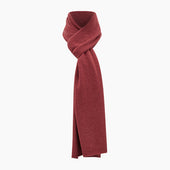 Plain Antique Pink Cashmere Knitted Scarf