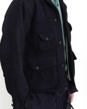 Trapper Jacket Check Wool