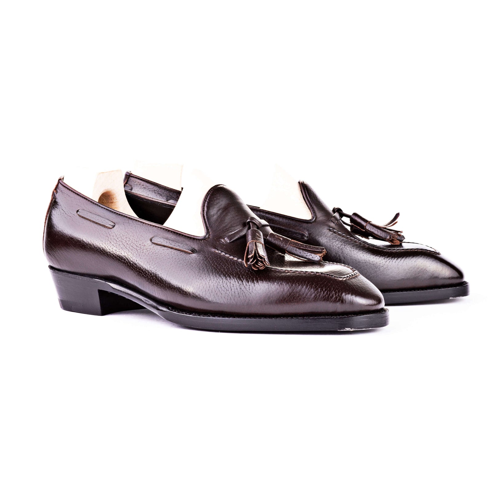 Tassel Loafer With Squared Tip And Apron
