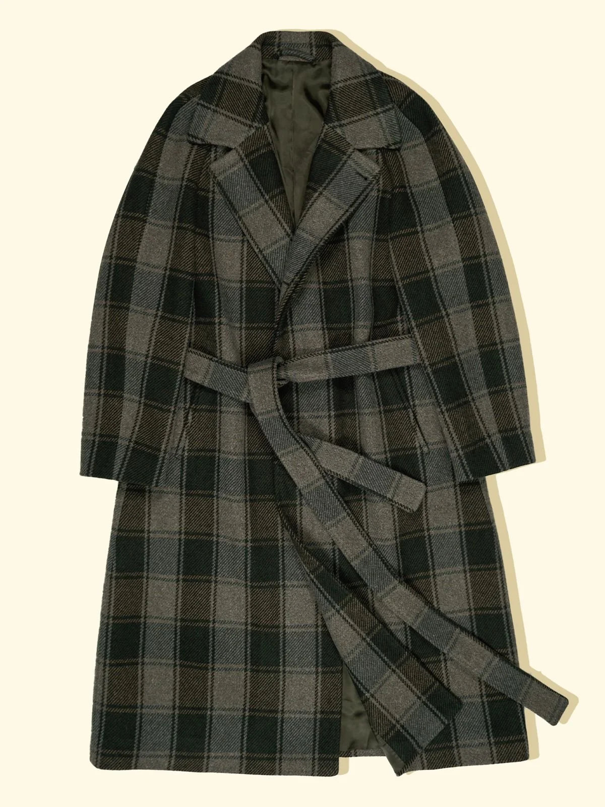 The A Wrap Coat Plaid The Anthology