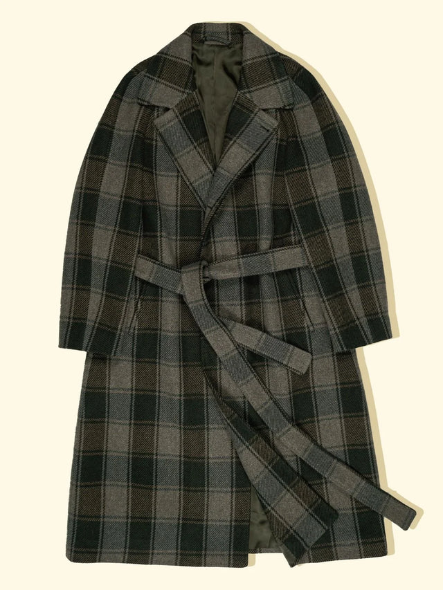 The A Wrap Coat Plaid The Anthology