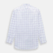 Lilac Grid Check Mayfair Shirt