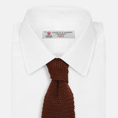 Knitted Silk Plain Tie