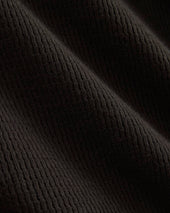 Thermal Crew in Cozy Waffle | Black