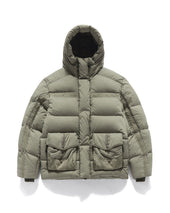 Alpine Tech Hooded Down Parka Sand Beige