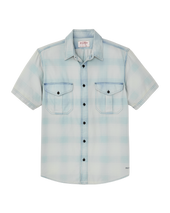 Short Sleeve Lightweight Alaskan Guide Shirt - Indigo Plaid