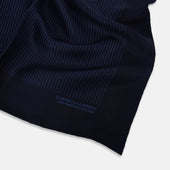 Stripe Silk Pocket Square