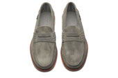 CORAUX/CUIR NATUREL-VELOURS TILLEUL