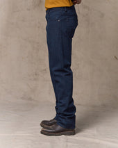Dry Tin Cloth 5-pocket Pants - Indigo