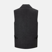 Ash Collared Linen Waistcoat