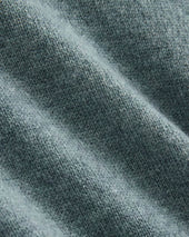 Cashmere Quarter Zip Sweater | Denim Blue