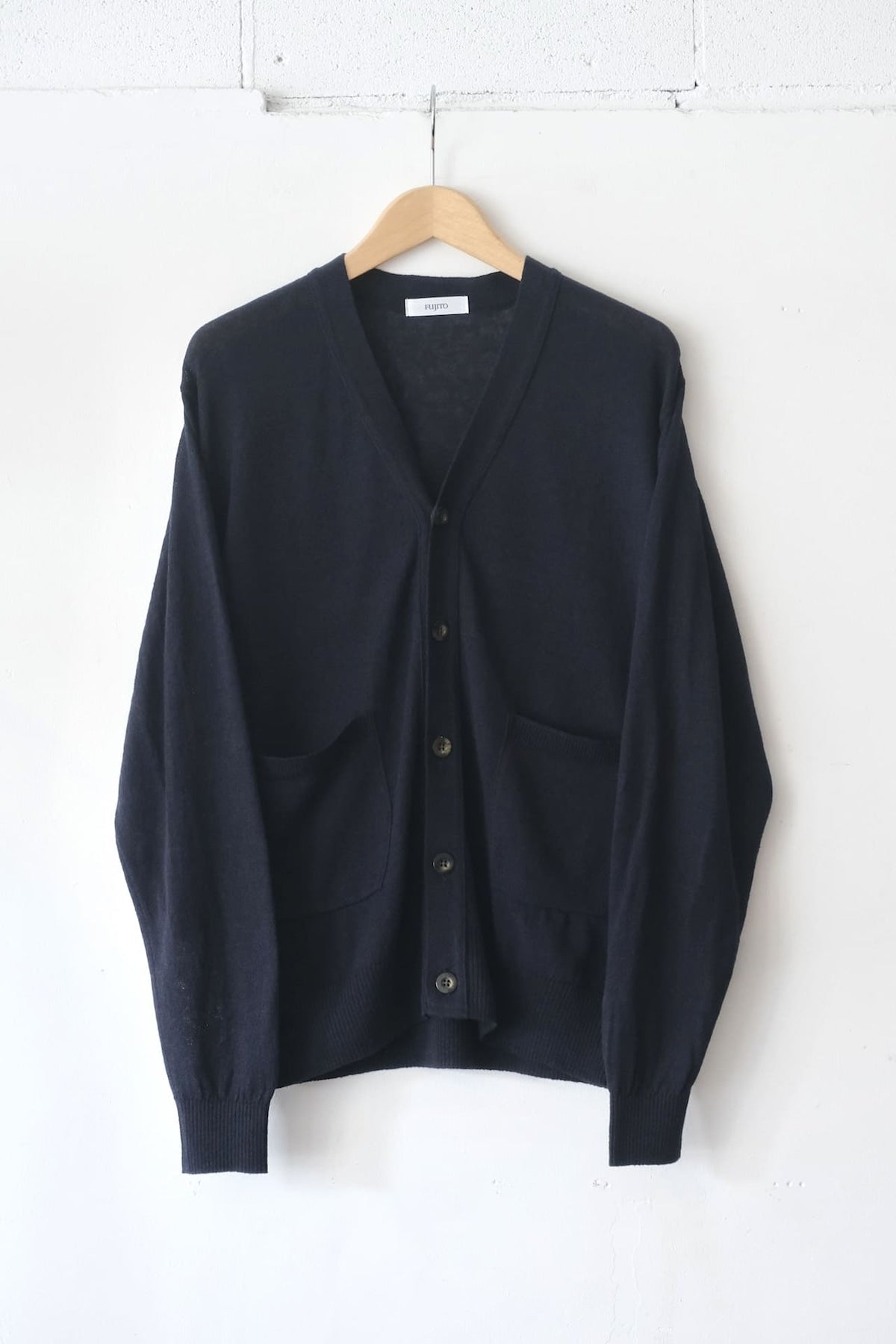 FUJITO Knit Cardigan Navy,Sax | Directors Web Shop powered by BASE