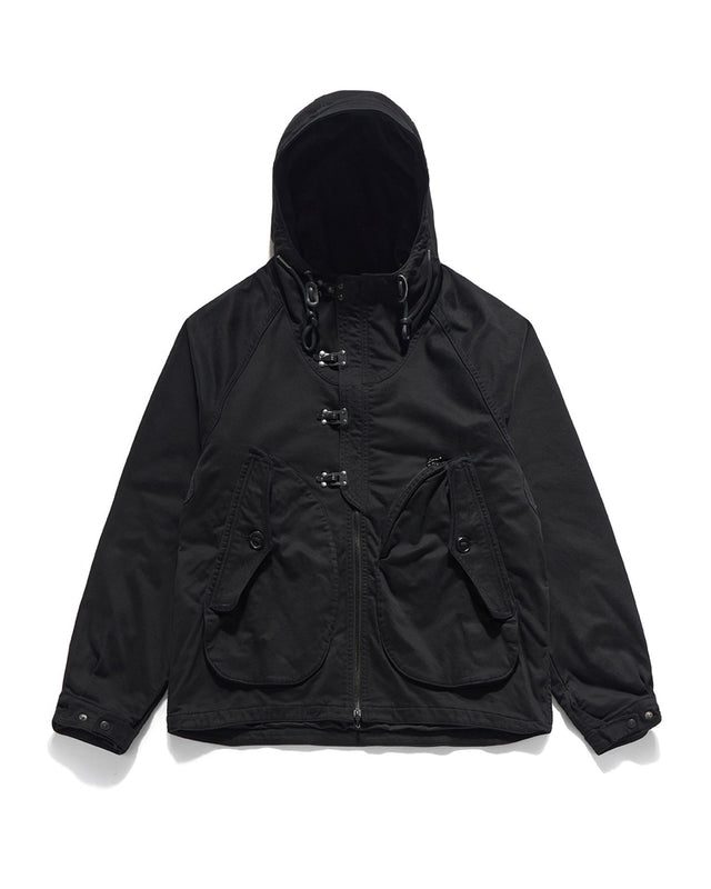 DECK HOODIE PARKA / BLACK MOLESKIN