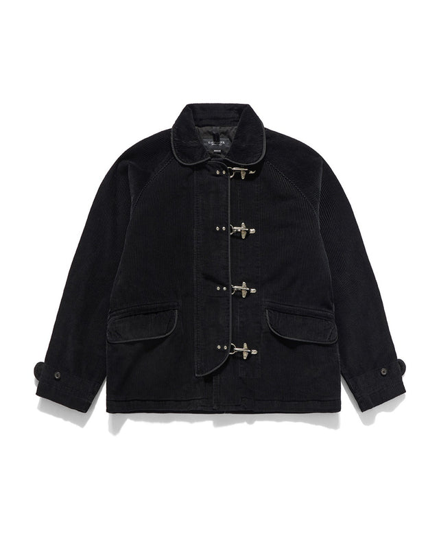 FIREMAN JACKET / BLACK CORDUROY