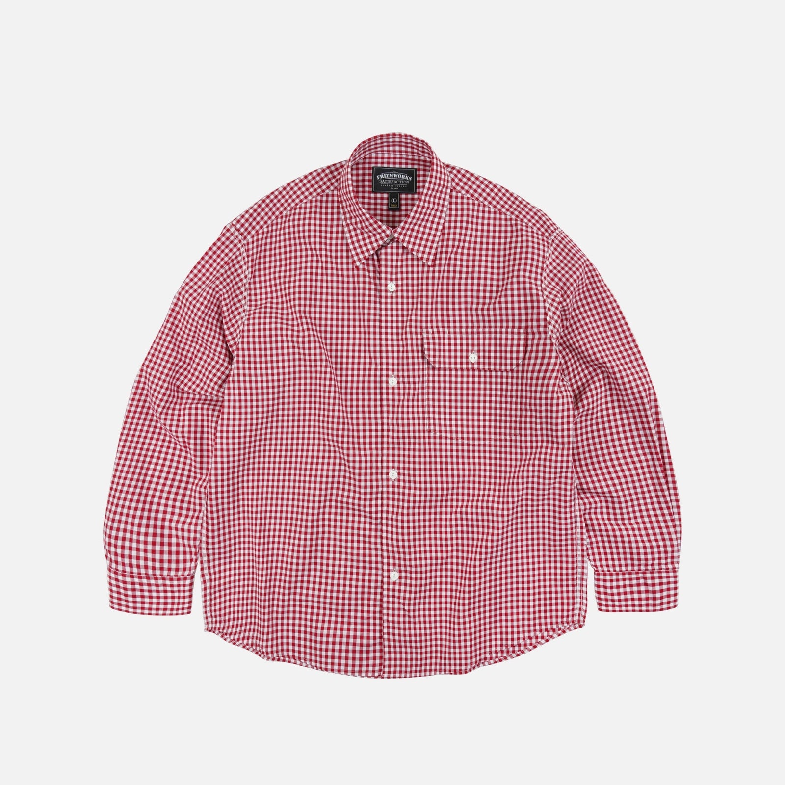 Ease Gingham Check Shirt Red