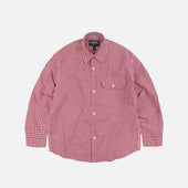 EASE GINGHAM CHECK SHIRT - RED