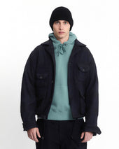 Trapper Jacket Check Wool